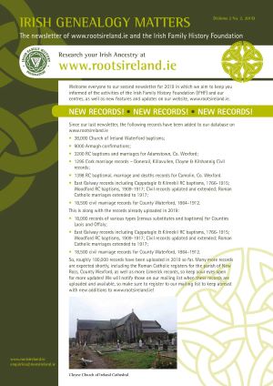 RootsIreland Newsletter Volume 2 No 2